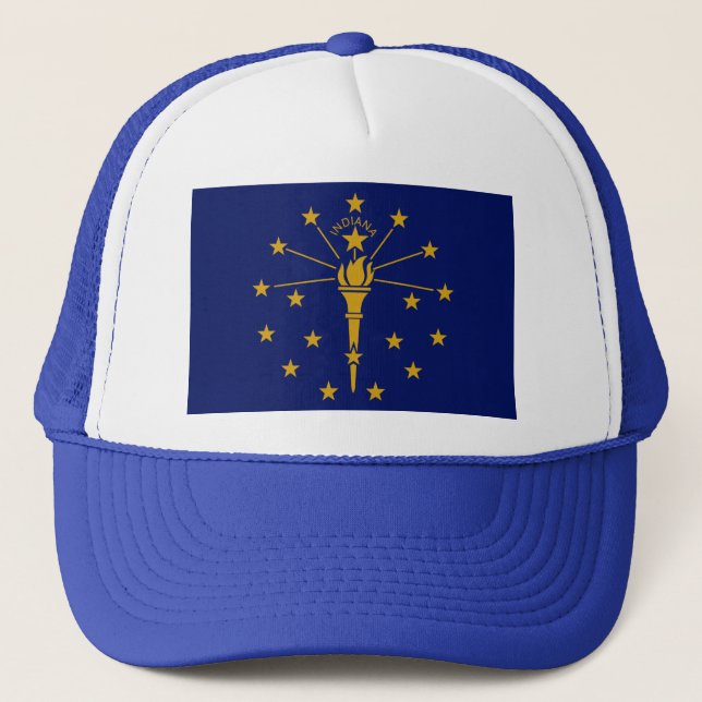 GORRA DE CAMIONERO BANDERA DE INDIANA (Anverso)