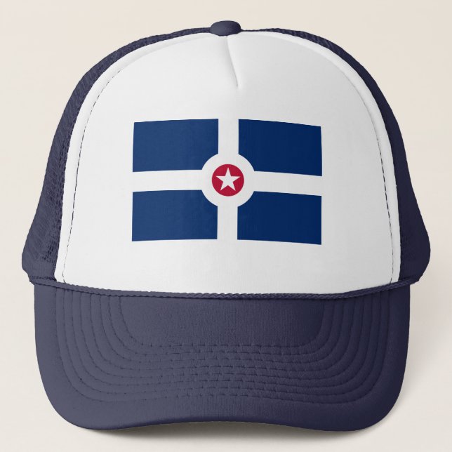 Gorra De Camionero Bandera de Indianapolis (Anverso)