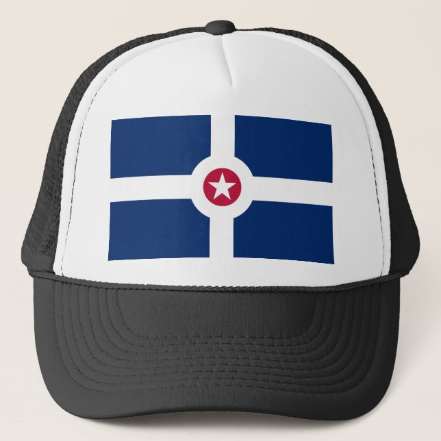 Gorra De Camionero bandera de Indianapolis (Anverso)