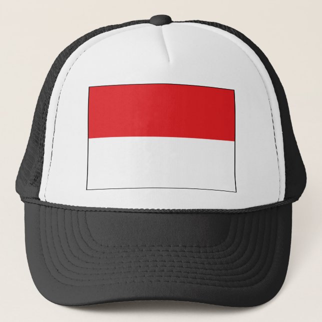 Gorra De Camionero Bandera de Indonesia (Anverso)