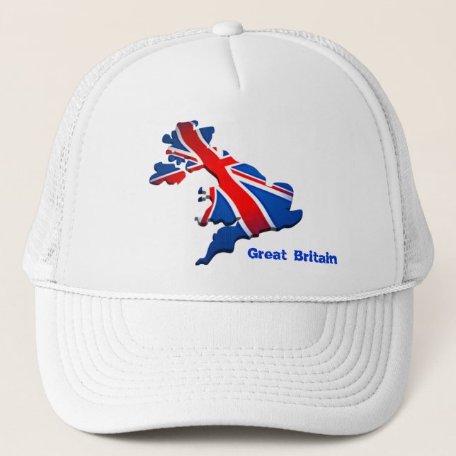 Gorra De Camionero bandera de Inglaterra (Anverso)