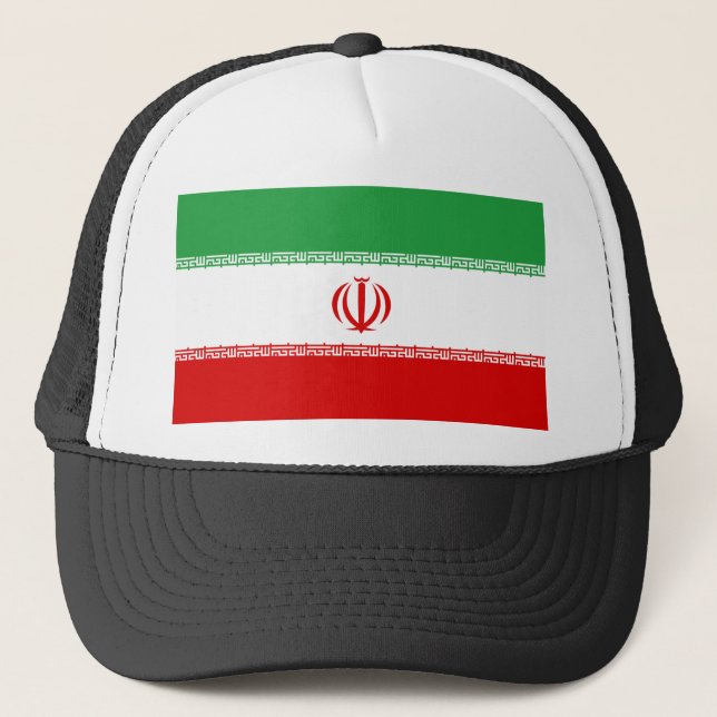Gorra De Camionero Bandera de Irán (Anverso)