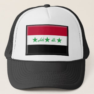 Gorra De Camionero Bandera de Iraq