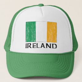 Gorra De Camionero Bandera de Irlanda