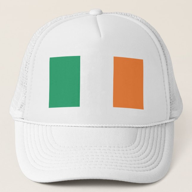 Gorra De Camionero Bandera de Irlanda (Anverso)