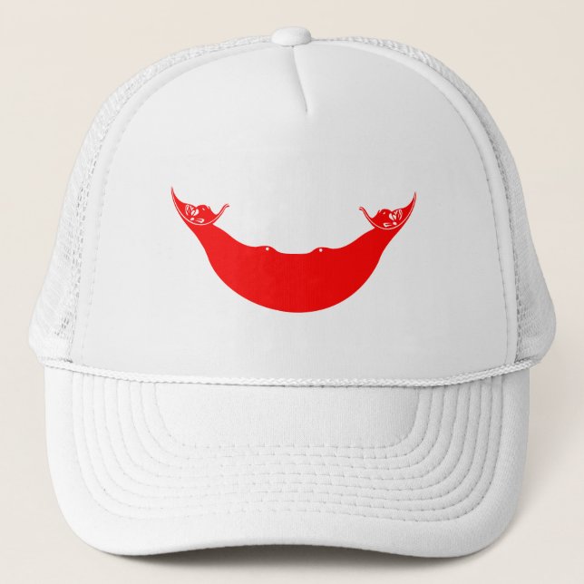 Gorra De Camionero Bandera de Isla de Pascua (Anverso)