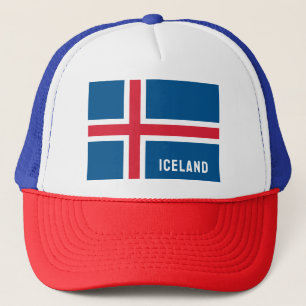Gorra De Camionero Bandera de Islandia