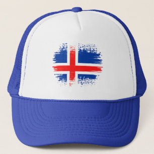 Gorra De Camionero Bandera de Islandia