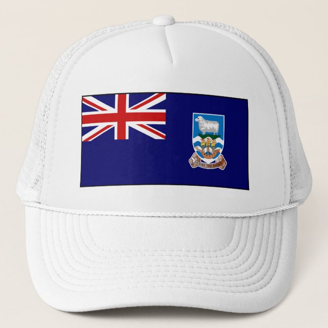 Gorra De Camionero Bandera de Islas Malvinas (Anverso)