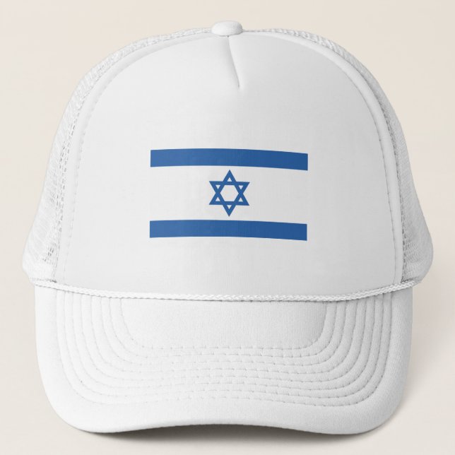 Gorra De Camionero Bandera de Israel (Anverso)