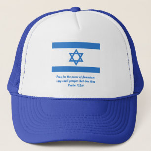 Gorra De Camionero Bandera de Israel,