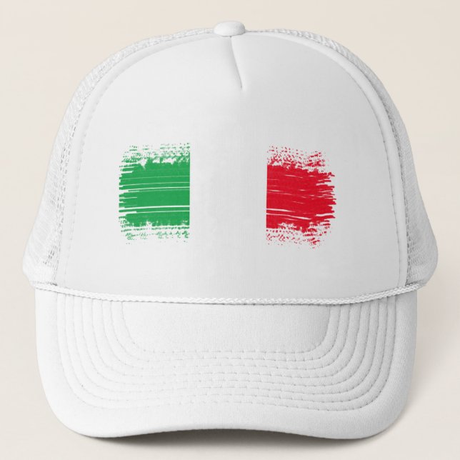 Gorra De Camionero Bandera de Italia (Anverso)