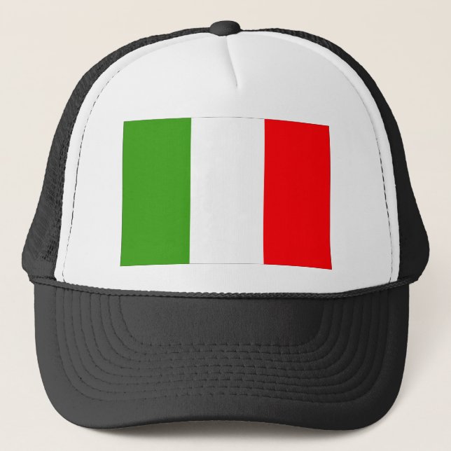 Gorra De Camionero Bandera de Italia (Anverso)