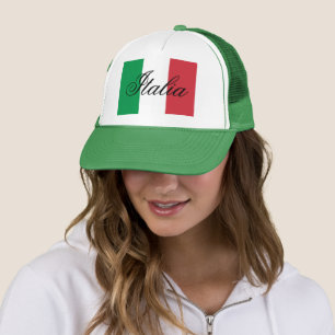 Gorra De Camionero Bandera de Italia Orgullo Italiano Europa