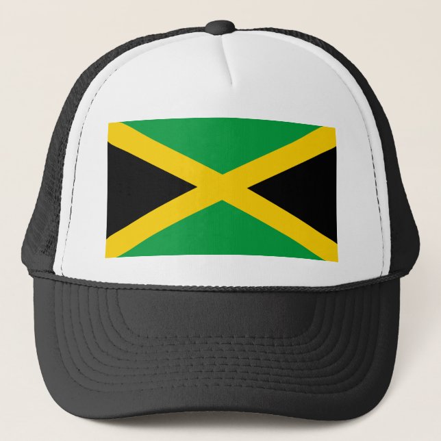 Gorra De Camionero Bandera de Jamaica (Anverso)