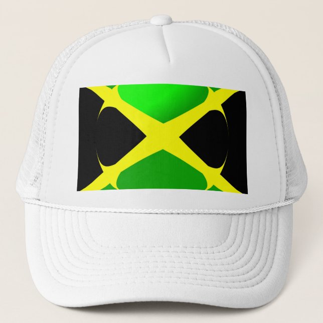 Gorra De Camionero Bandera de Jamaica (Anverso)