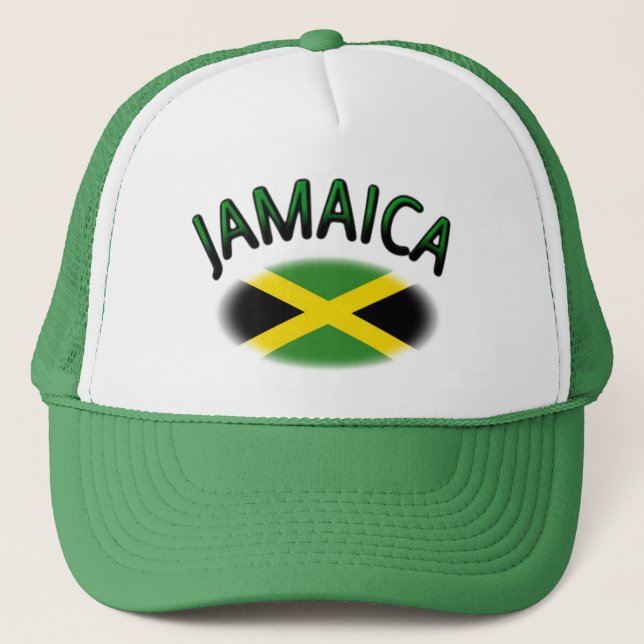 Gorra De Camionero Bandera de Jamaica (Anverso)