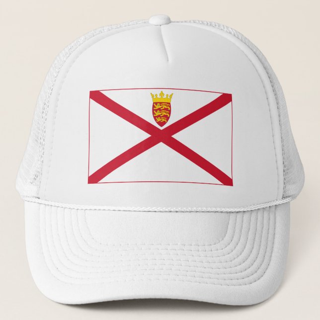 Gorra De Camionero Bandera de Jersey (Anverso)
