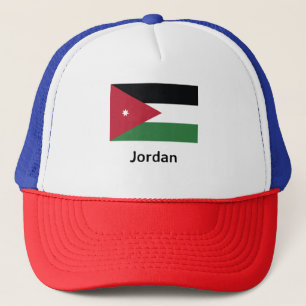 Gorra De Camionero Bandera de Jordania
