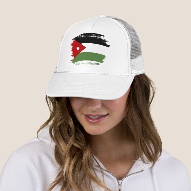 Gorra De Camionero Bandera de Jordania (In situ)