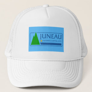 Gorra De Camionero Bandera de Juneau, Alaska
