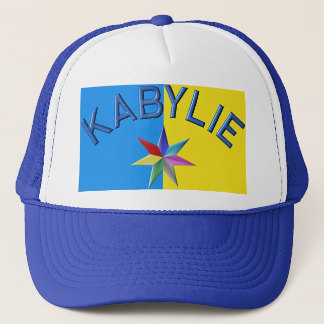 Gorra De Camionero Bandera de Kabylia (Anverso)