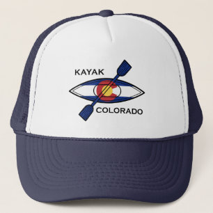 Gorra De Camionero Bandera de Kayak Colorado