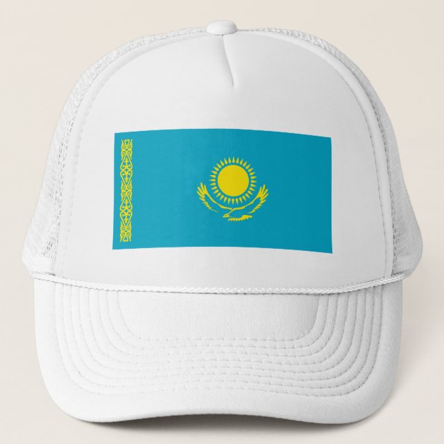 Gorra De Camionero Bandera de Kazajistán (Anverso)