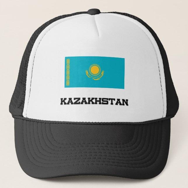 Gorra De Camionero Bandera de Kazajistán (Anverso)