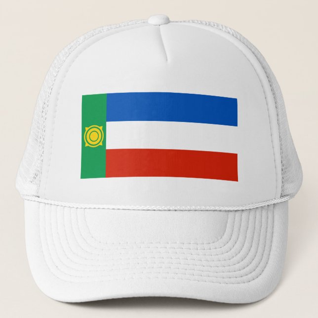 Gorra De Camionero Bandera de Khakasia (Anverso)