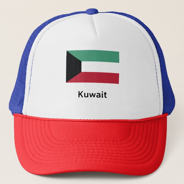 Gorra De Camionero Bandera de Kuwait (Anverso)