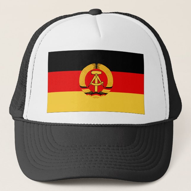 Gorra De Camionero Bandera de la Alemania Oriental (Anverso)