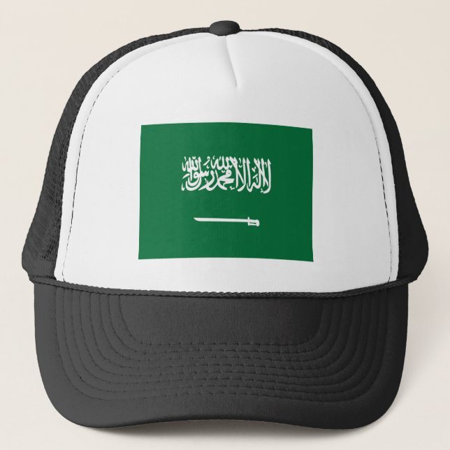 Gorra De Camionero Bandera de la Arabia Saudita (Anverso)