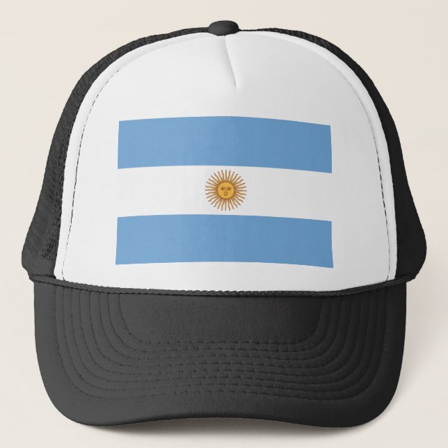 Gorra De Camionero Bandera de la Argentina (Anverso)
