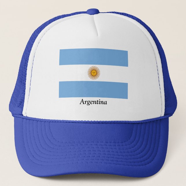 Gorra De Camionero Bandera de la Argentina (Anverso)