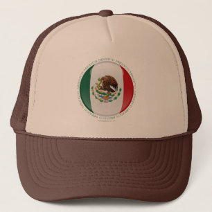 Gorra De Camionero Bandera de la burbuja de México