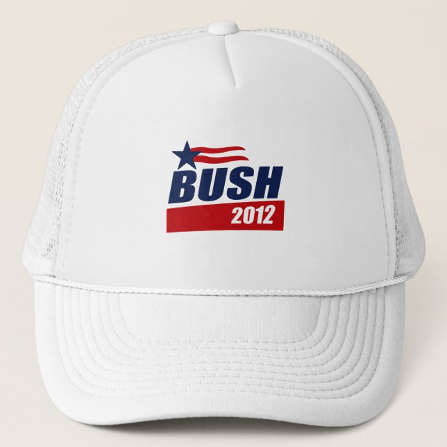 GORRA DE CAMIONERO BANDERA DE LA CAMPAÑA DE BUSH 2012 (Anverso)