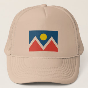 Gorra De Camionero Bandera de la ciudad de Denver