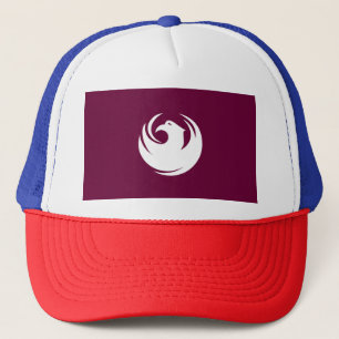 Gorra De Camionero Bandera de la ciudad de Phoenix, Arizona