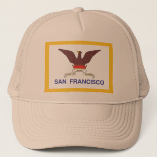 Gorra De Camionero Bandera de la ciudad de San Francisco