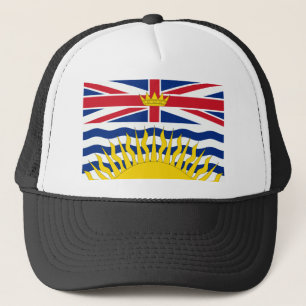 Gorra De Camionero Bandera de la Columbia Británica