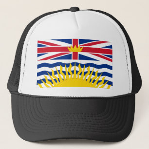 Gorra De Camionero Bandera de la Columbia Británica, Canadá