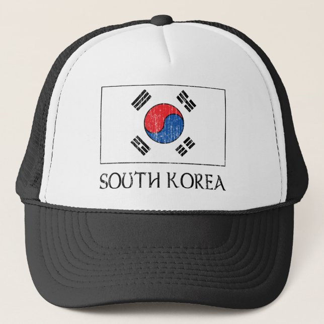 Gorra De Camionero Bandera de la Corea del Sur (Anverso)