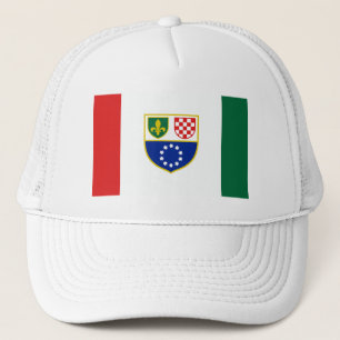 Gorra De Camionero Bandera de la Federación de Bosnia-Herzegovina
