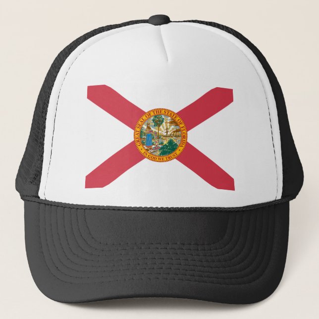 Gorra De Camionero Bandera de la Florida (Anverso)