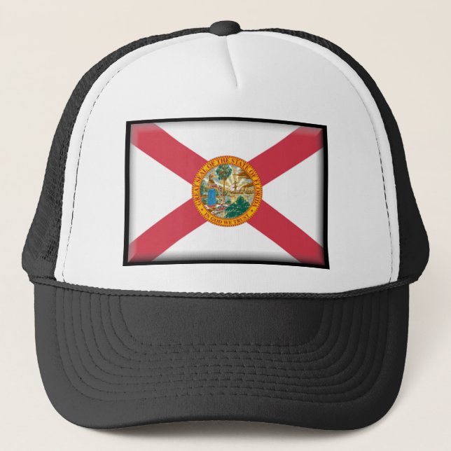 Gorra De Camionero Bandera de la Florida (Anverso)