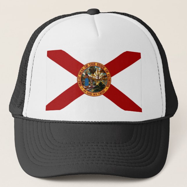 Gorra De Camionero Bandera de la Florida (Anverso)