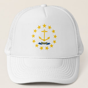 GORRA DE CAMIONERO BANDERA DE LA ISLA DE RHODE