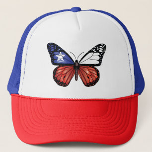Gorra De Camionero Bandera de la Mariposa Monarca de Chile
