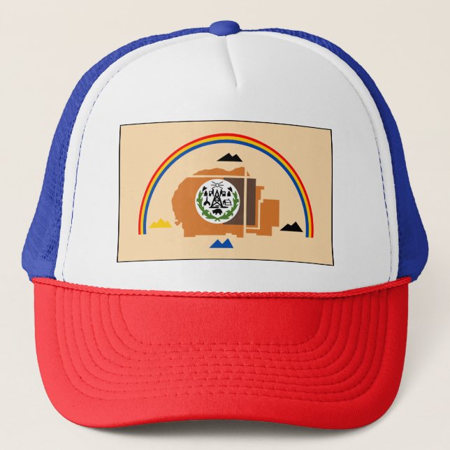 Gorra De Camionero Bandera de la nación de Navajo (Anverso)